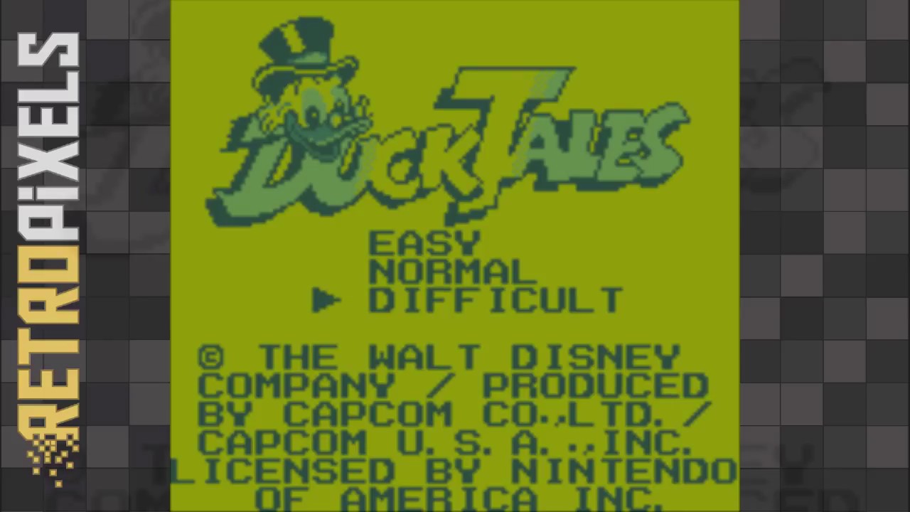 DuckTales Walkthrough with both secret Treasures found (GameBoy, 1990)