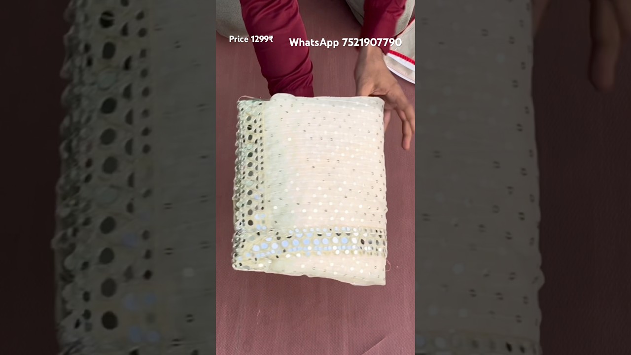 Meesho New Arrival Mirror Work Sarees | Wedding & Diwali Special Saree Collection 2025