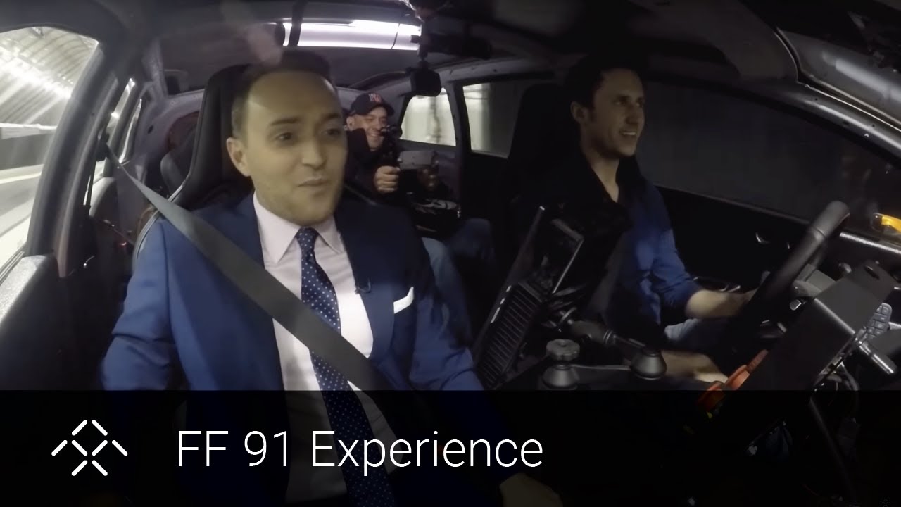 Faraday Future | First Time Reactions to 1050 HP Acceleration | FF 91