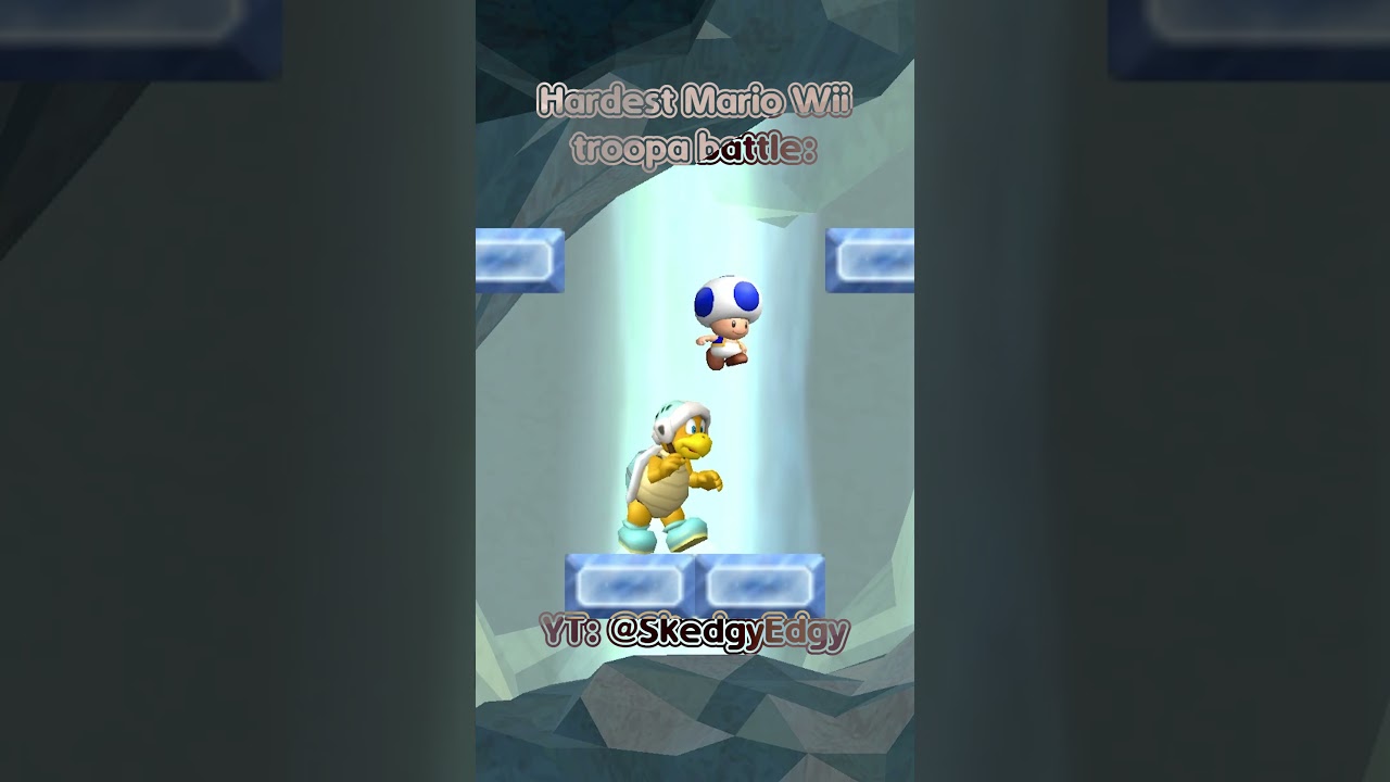 hardest Mario Wii troopa battle #gaming #nintendo #mario #wii