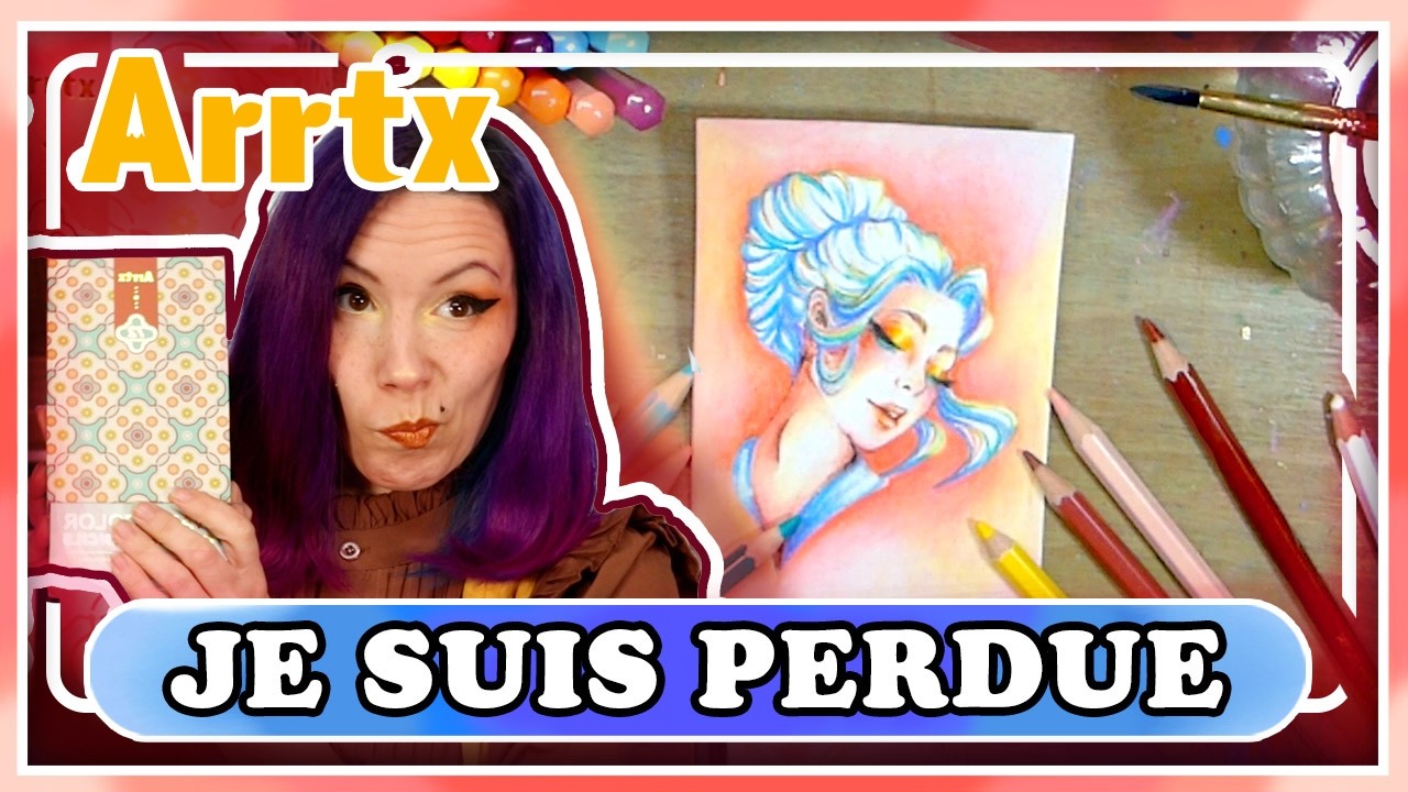 Panne d'Inspiration, je cherche Mon Style avec les Crayons Aquarellables Arrtx (et c'est le Chaos) !