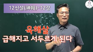 12신살(12강)-육해살-급해지고 서두르게 된다.