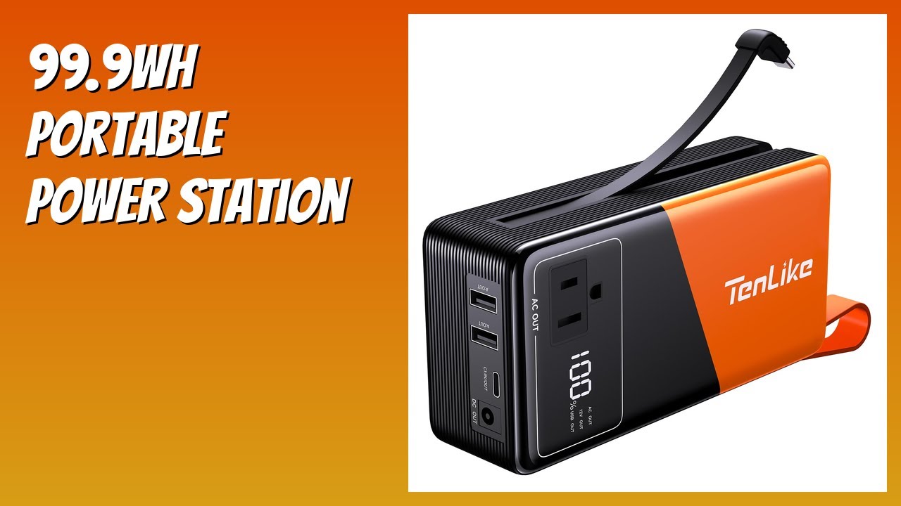 REVIEW (2025): 99.9Wh Portable Power Station. Features