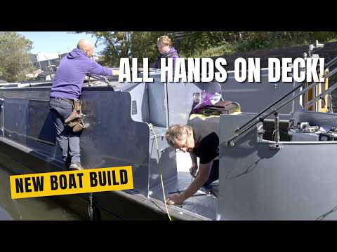 Race against time for our new Narrowboat Build
