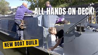 Race against time for our new Narrowboat Build