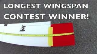 LONGEST WINGSPAN CONTEST WINNER!