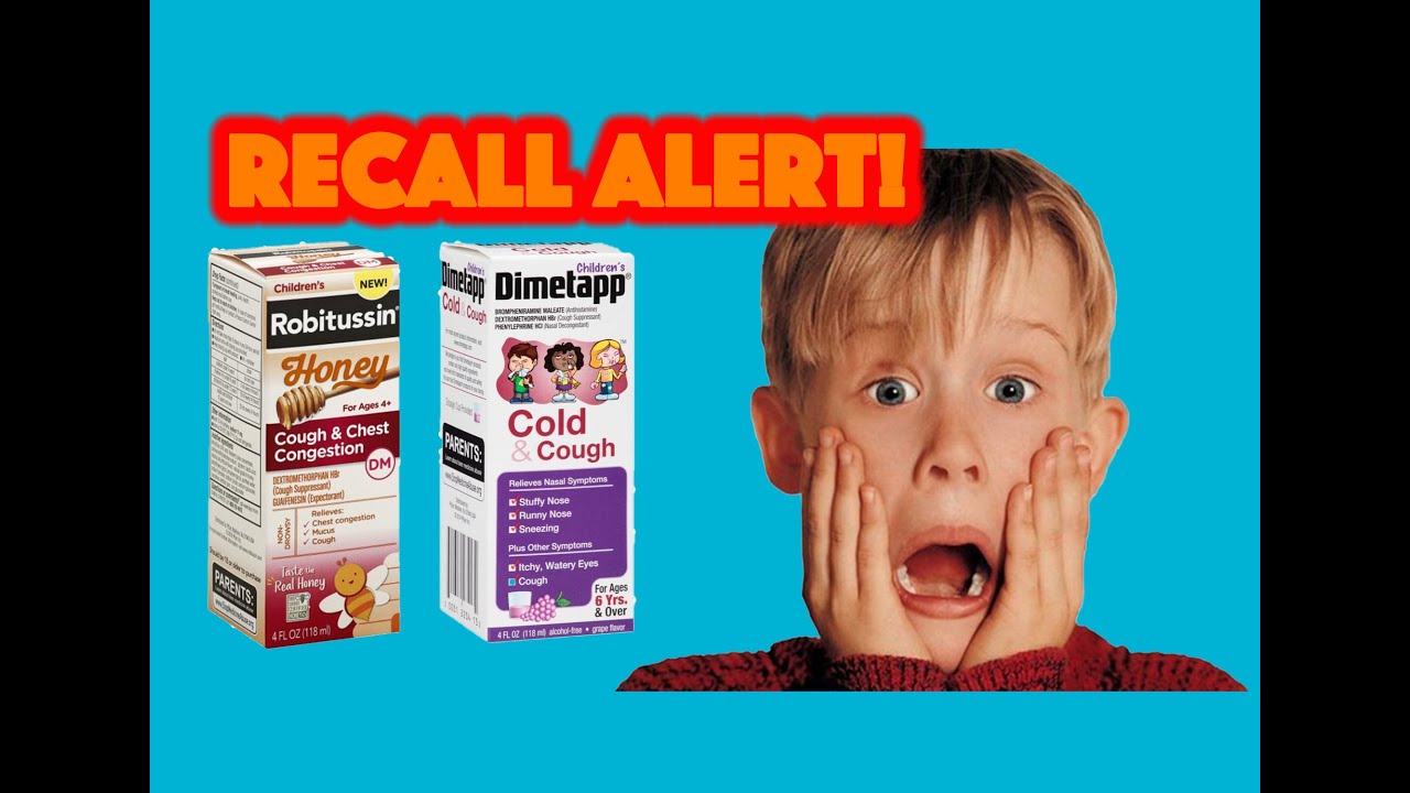 Recall On Children Cough Medicine YouTube