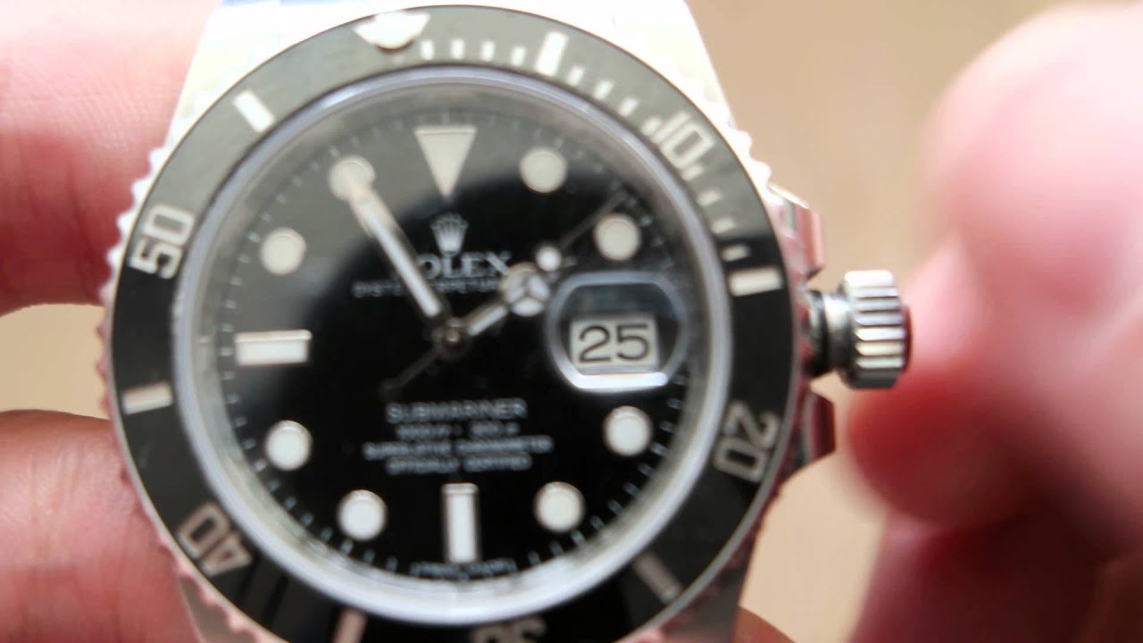 how to change the date on a rolex watch