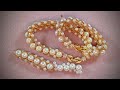 Beautifully Simple Flat Spiral Bracelet Using Pearls