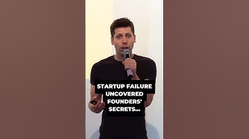 Sam Altman: How Startups Fail