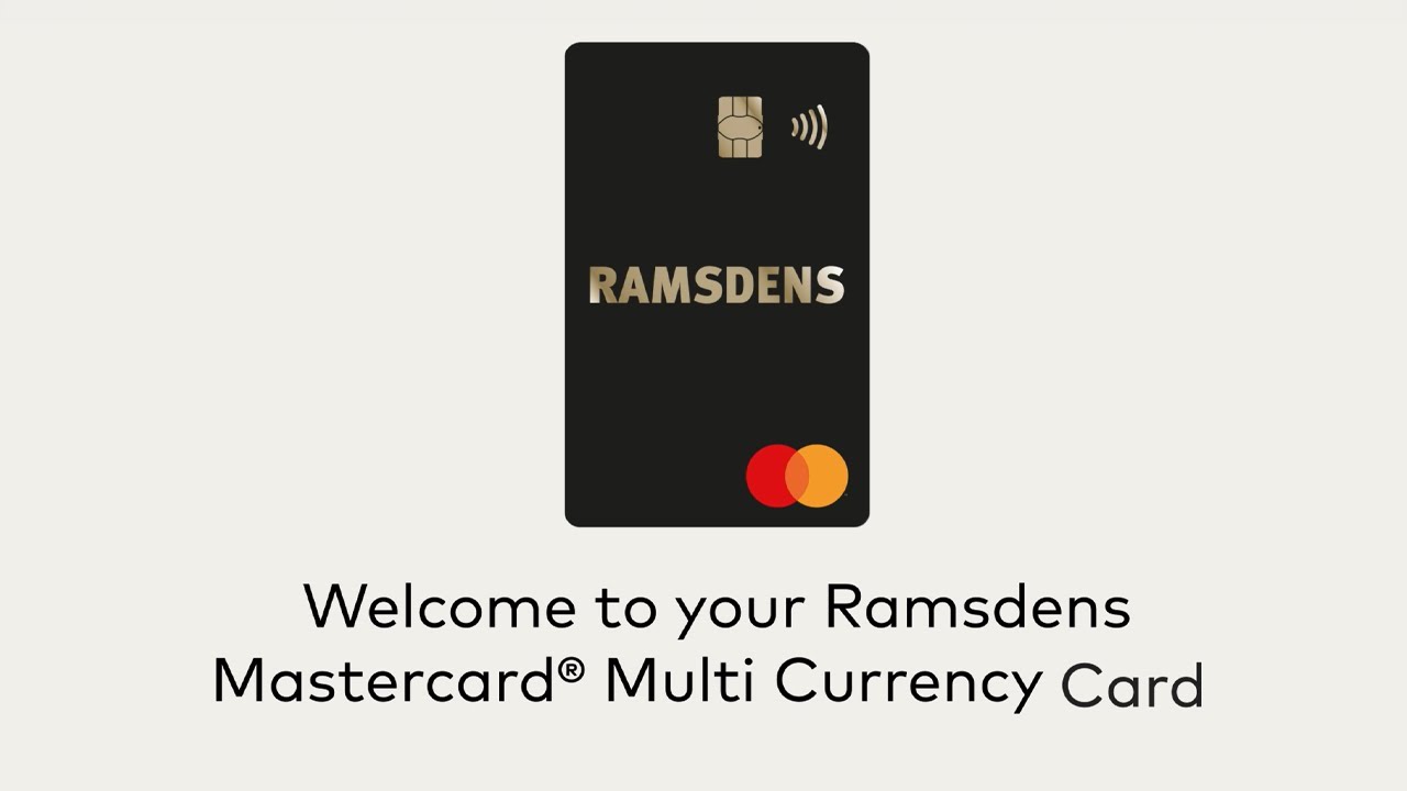 What is a Ramsdens Mastercard® Multi Currency Card?