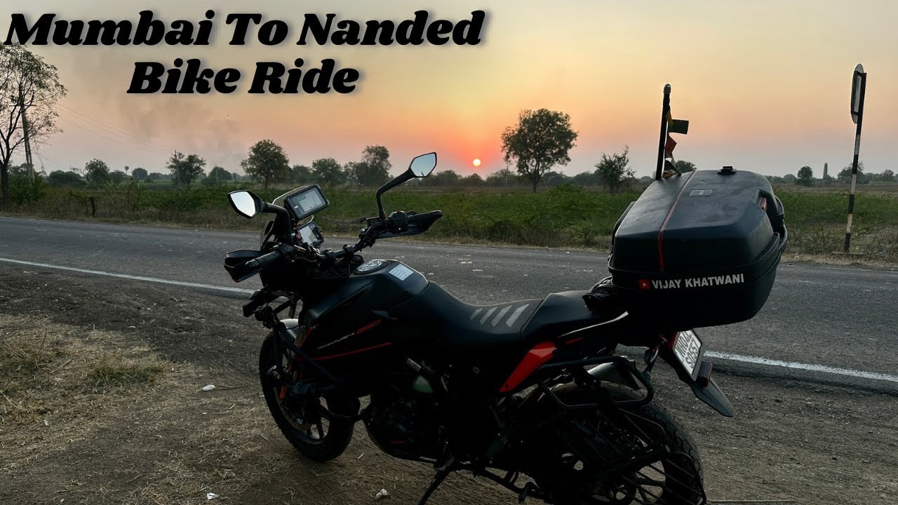 Mumbai to Nanded Bike Ride| 600 kms Non-stop | Nanded Ride | KTM 390 Adventure-X | 4K | 2025