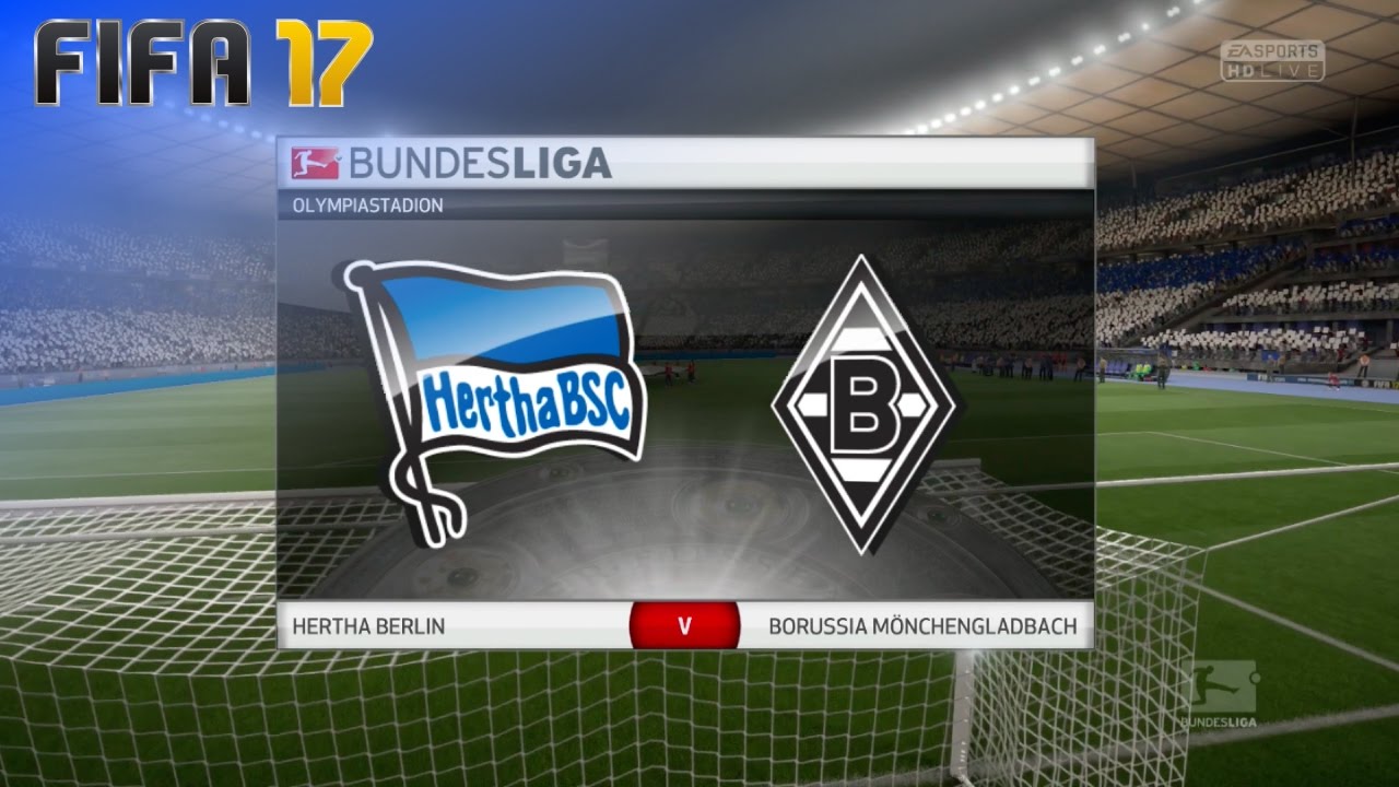 FIFA 17 - Hertha BSC vs. Borussia Mönchengladbach @ Olympiastadion