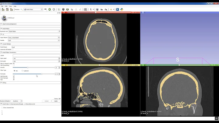 Step 2   Generate STL Model in Slicer