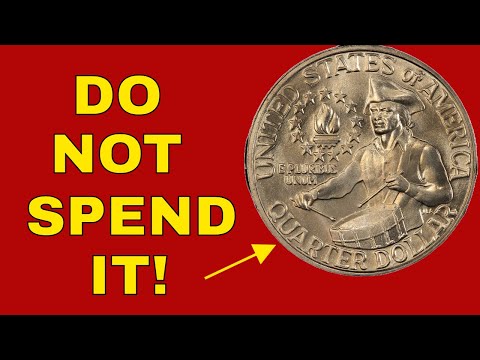 1976 bicentennial quarters worth money! - YouTube