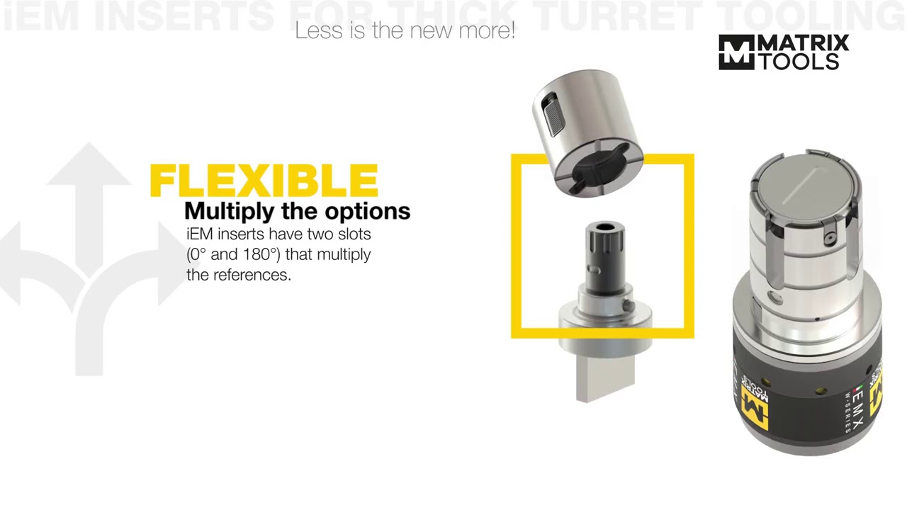 Turrets Insert inserts iEM for Thick Turret punching machines - YouTube