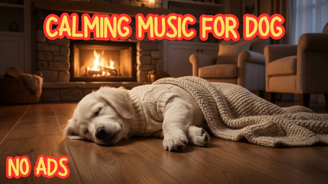 🎵 Peaceful Music Calming for Dogs 💖 Calm, Relax & Reduce Separation Anxiety