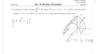 Surface Integral of Vector Field Graph Net Worth