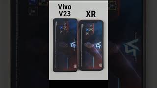 Vivo V23 vs iPhone XR PUBG TEST | Who Win's ?