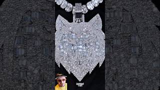 INSANE Diamond Wolf Pendant from Iceman Nick Created Last Year! Def Balls To The Max! #shorts #bling