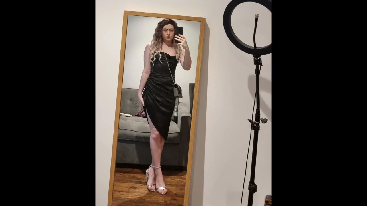 Adorable Crossdresser Captivates in Stunning Dress | Tara Reid