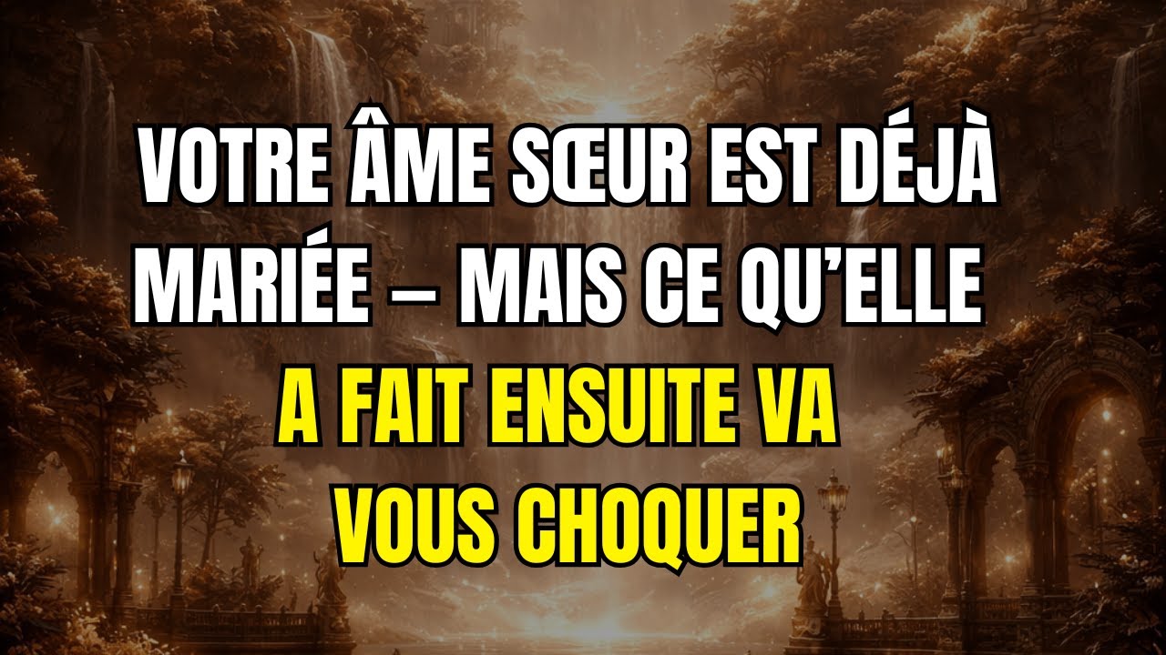Votre âme sœur est déjà mariée — mais ce qu’elle a fait ensuite va vous choquer