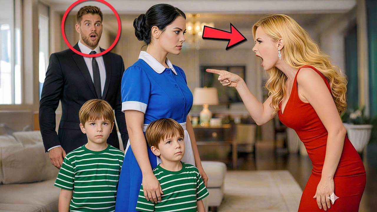 MILIONÁRIO FLAGRA A FAXINEIRA DEFENDENDO SEUS FILHOS DE SUA NAMORADA… E FICA EM CHOQUE COM A VERDADE