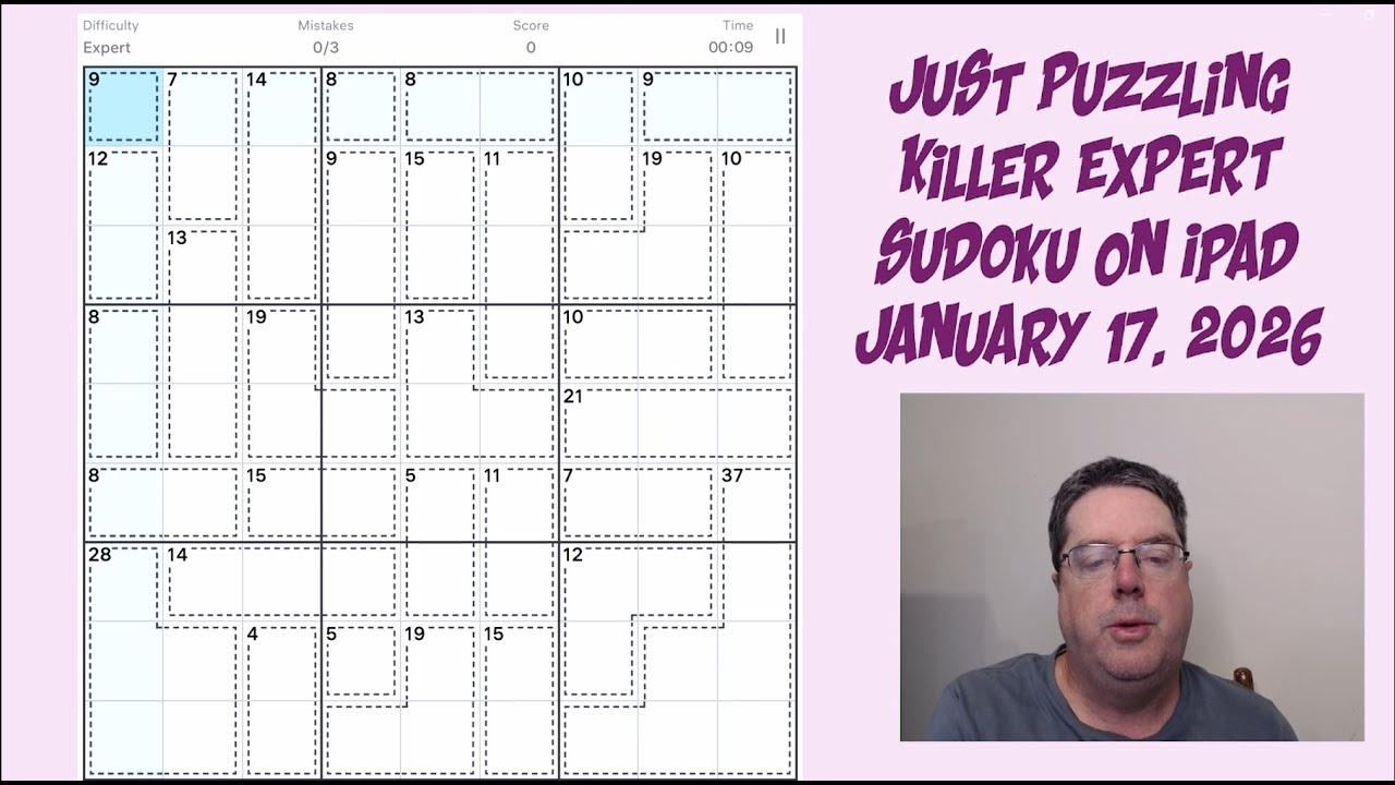 Learning Killer Sudoku by Doing and Explaining | January 17 2026