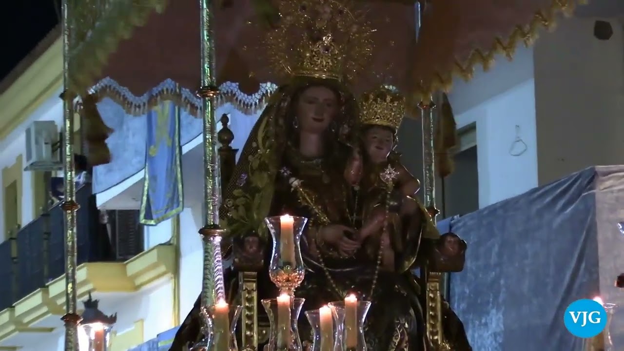 Procesión de Ntra Sra de la Bella en su Fiestas Patronales - Lepe 15-8-2025