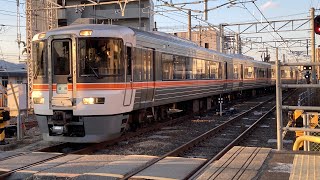 【入線】JR東海373系 普通天竜峡行き　駒ヶ根駅入線