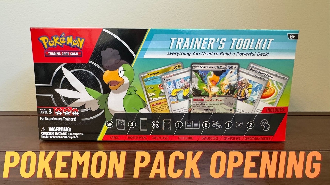 Pokémon Trainer's Toolkit Opening + Random Packs! - YouTube