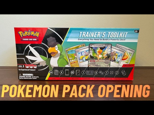 Pokémon Trainer's Toolkit Opening + Random Packs! - YouTube