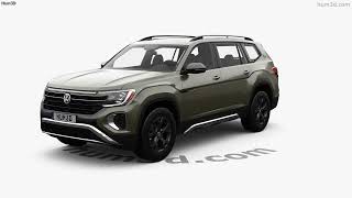 Volkswagen Atlas Sel Peak Edition 2024 3D Model By 3Dmodels