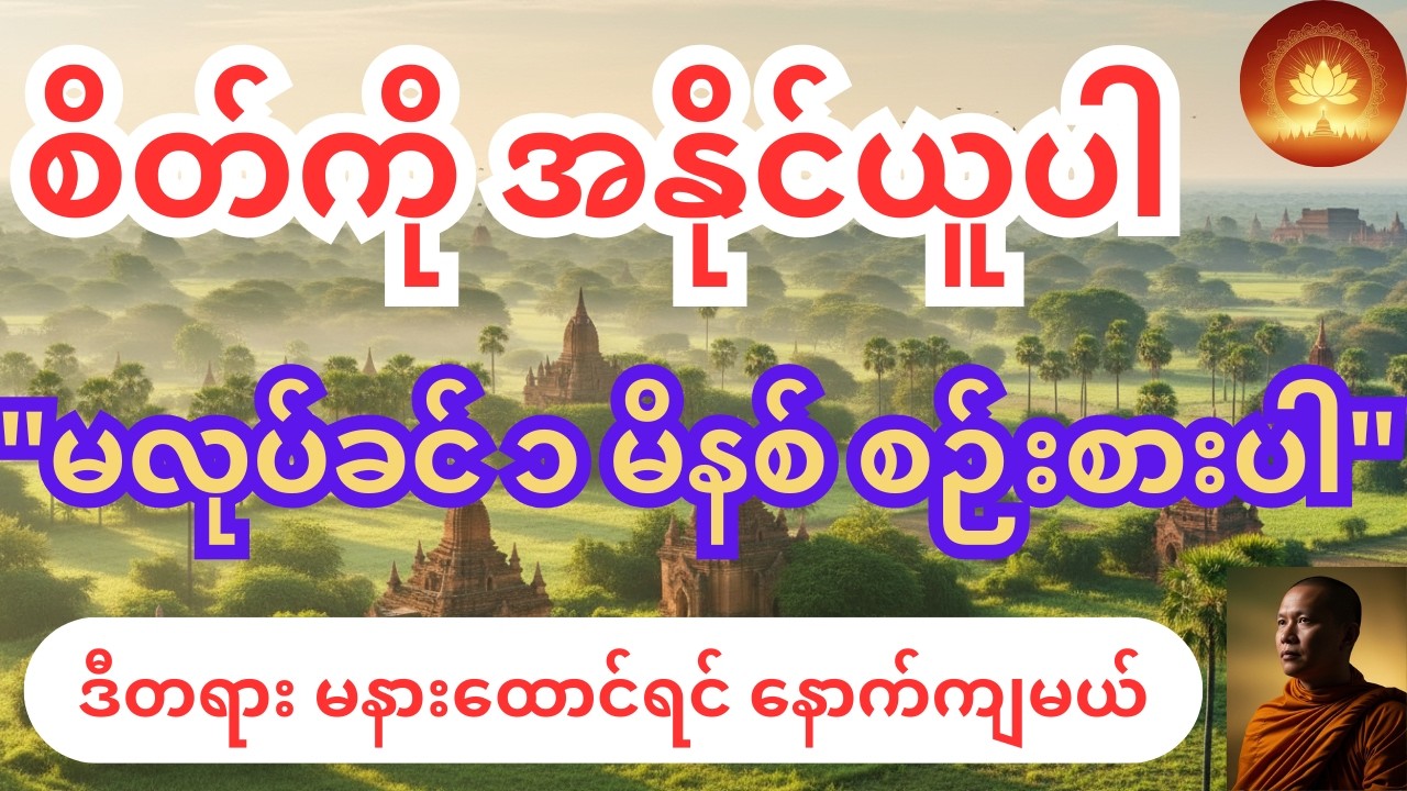 စိတ်မထိန်းနိုင်သူတိုင်း မဖြစ်မနေ နားထောင်သင့်တဲ့ တရား   #တရားတော်များ