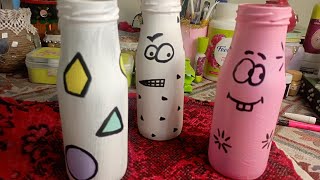 Bottle painting🎨🎨🎨 art||diy||bottle craft||youtube💥💥💥