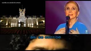 Video thumbnail of ""Habaneras de Cádiz". Carlos Cano y Mº Dolores Pradera"