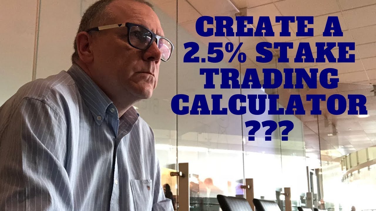 Can I create a staking calculator using say 2.5% of the bank or even