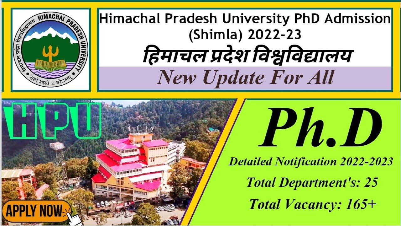 phd in education in himachal pradesh