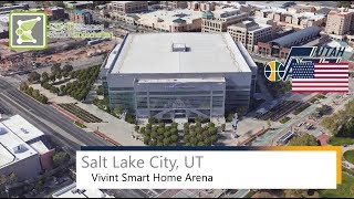 Vivint Smart Home Arena (Salt Lake City) | Utah Jazz  | Google Earth | 2015