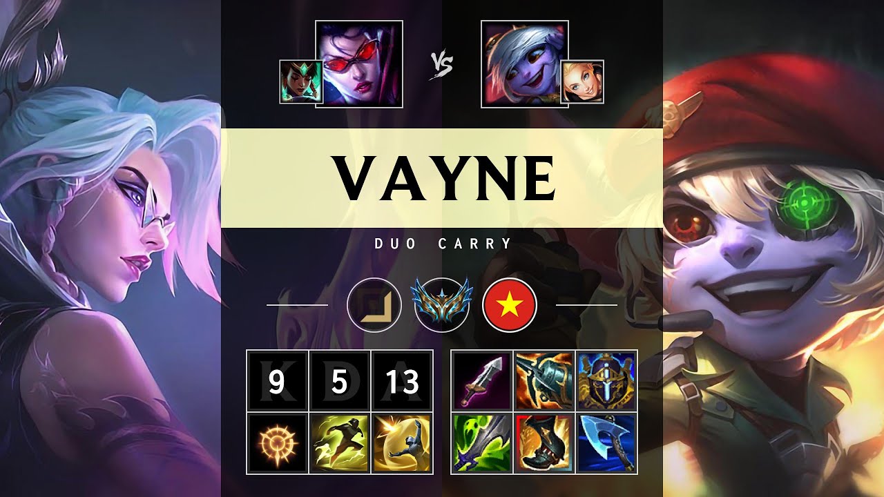 Vayne ADC vs Tristana - VN Challenger Patch 25.18