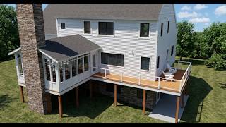 SoftPlan home design software | Screen_Porch_Overview_AI Profile