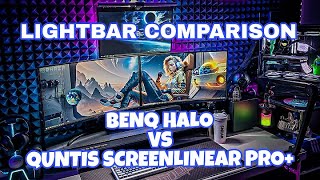 Screen Light Comparison - BenQ Halo vs Quntis ScreenLinear Pro+ - Full Review and Test