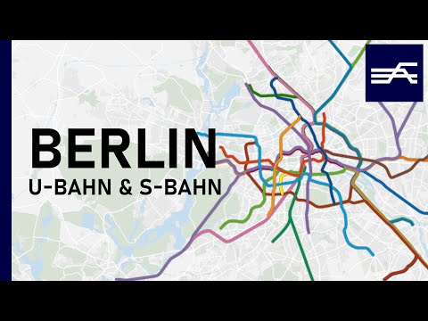 Evolution of the Berlin Rapid Transit (U-Bahn, S-Bahn) 1902-2021