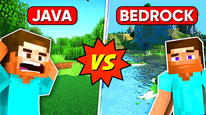 MINECRAFT Java Vs MINECRAFT Bedrock 🔥 | 15 BIGGEST Differences Between Them You Don't Know 😱