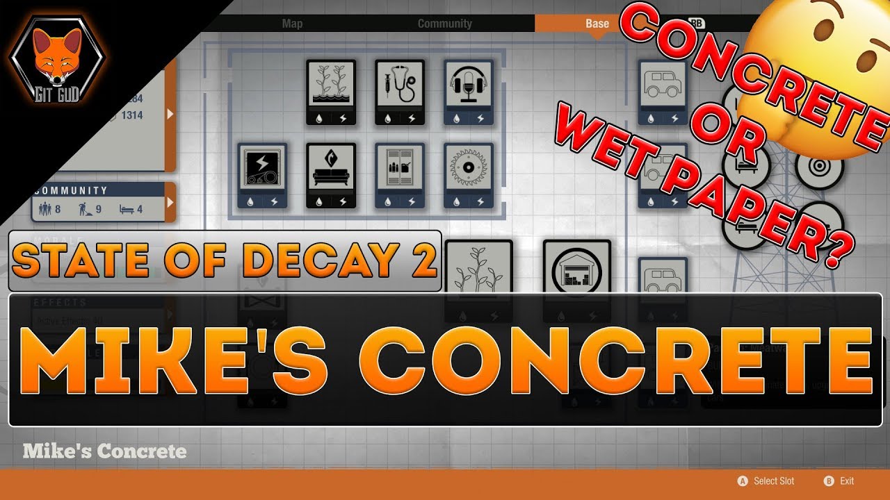 Руководство по домашней базе State of Decay 2 (Mike's Concrete)