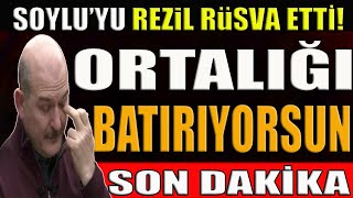 Soylu'yu Çok Fena Rezil Etti: Senin Derdin Bal Gibi Anlaşıldı! #sondakika