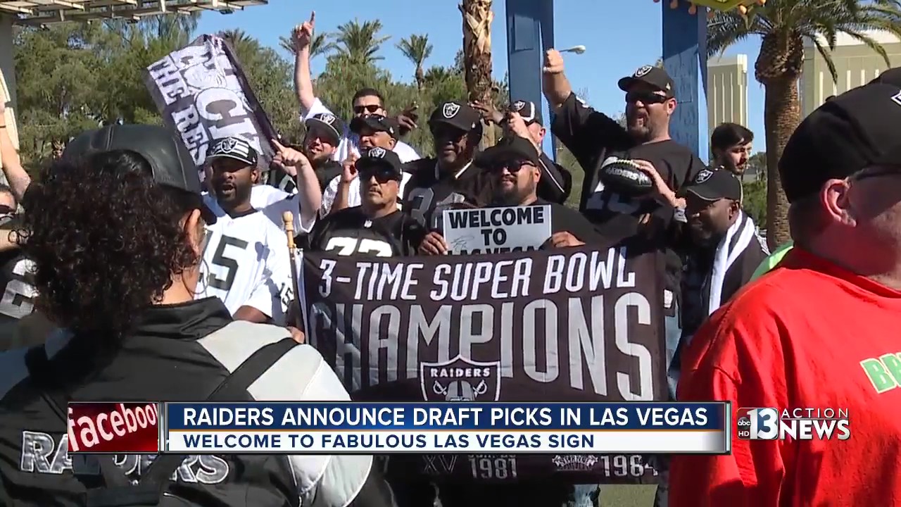 Raiders announce draft picks in Las Vegas YouTube