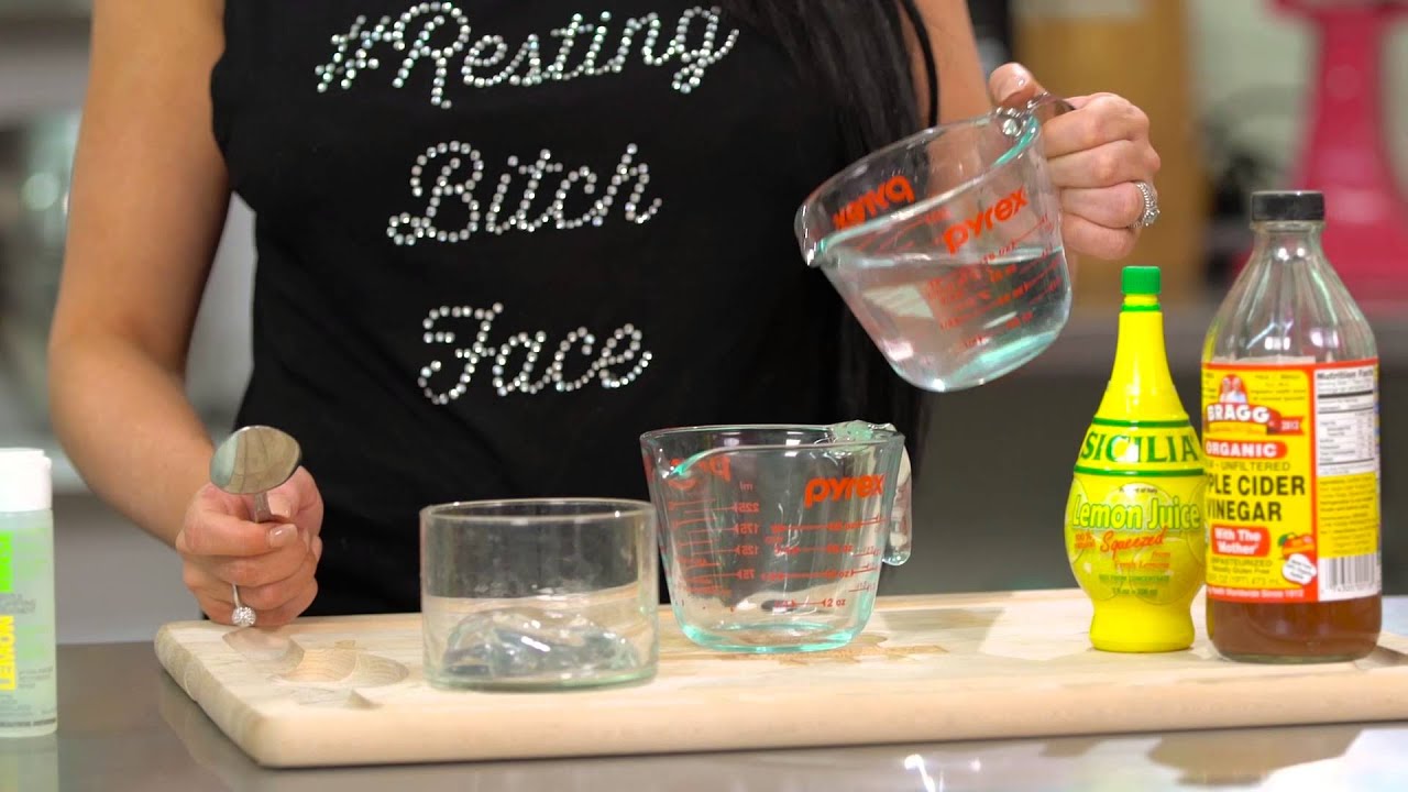 Hair Build Up Lemon Rinse - YouTube