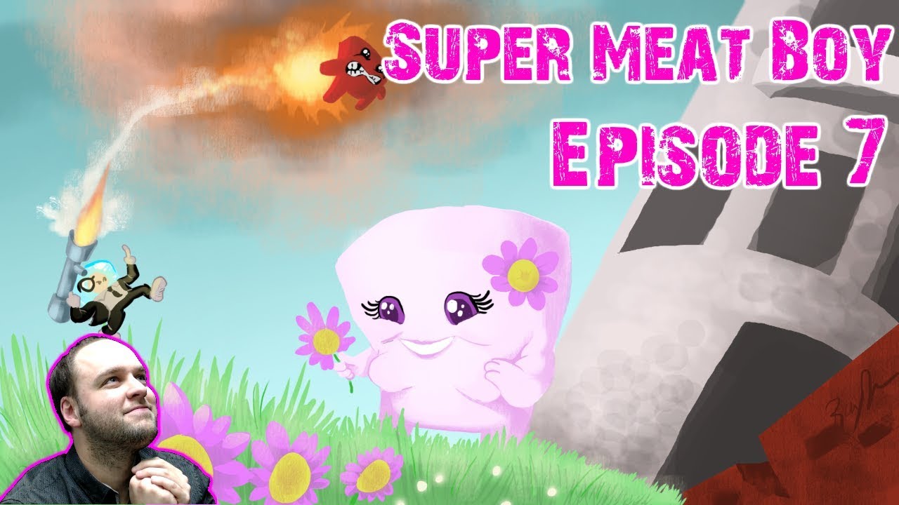 Rescuing Meat Boy With Bandage Girl in Cotton Alley! Super Meat Boy