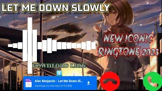 Alec Benjamin - Let Me Down Slowly [RINGTONE] [DOWNLOAD LINK ⬇️]| New Iconic Ringtone 2023 #ringtone